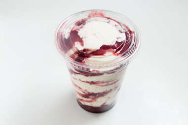 Costco ice cream soft serve frozen yogurt swirl