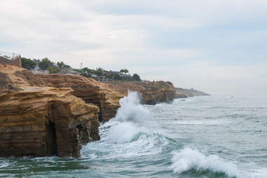 Rainy San Diego Beach 