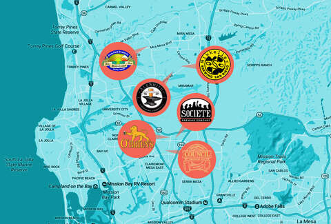 brewery map of san diego