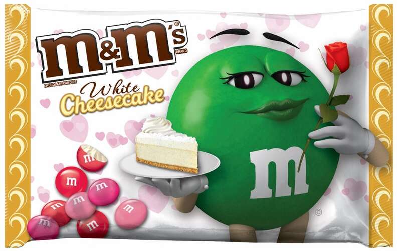 M&M'S White Chocolate Cheesecake Valentine Candy Bag, 7.44 oz