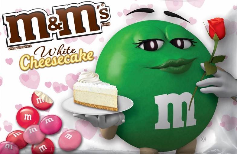 M&M'S White Chocolate Cheesecake Valentine Candy Bag, 7.44 oz