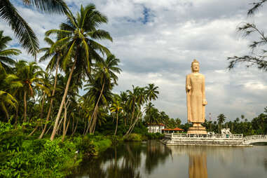 Peraliya Buddha Statue in Hikkaduwa, Sri Lanka