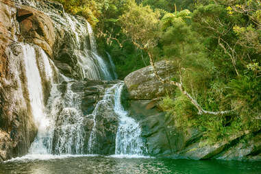 Baker's Falls, Horton Plains National Park, Ohiya, Sri Lanka