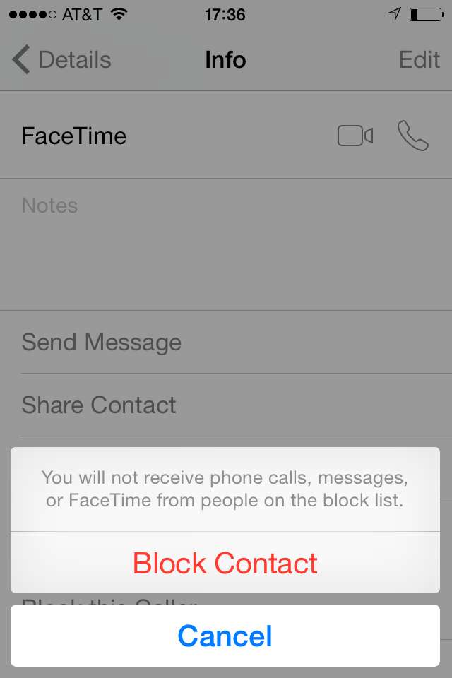 how to block a caller