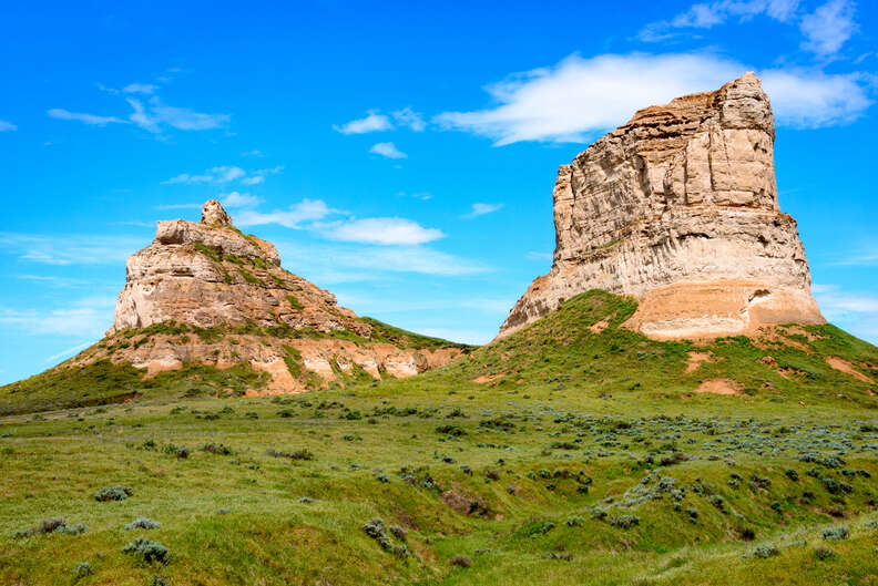 Courthouse and Jail Rock 