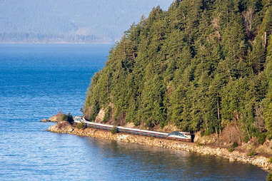 Cascade Amtrak train
