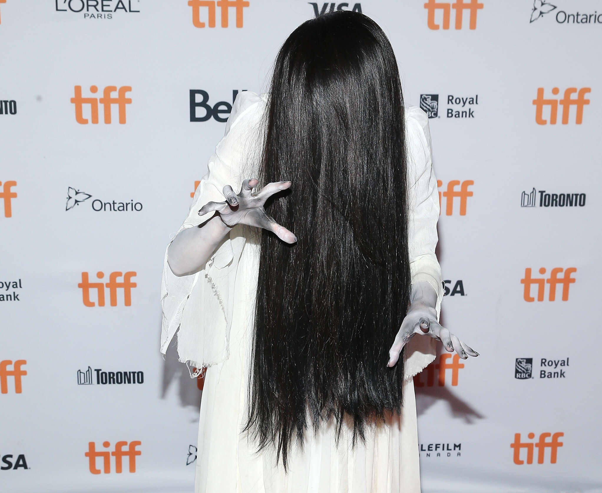 Elly Nanami as Sadako Yamamura in Sadako vs. Kayako