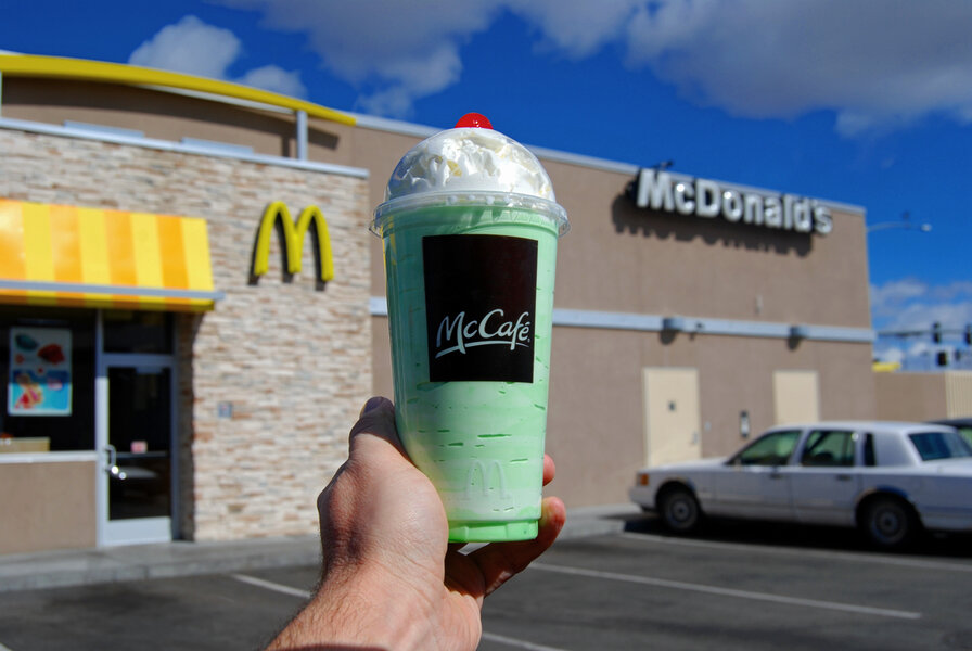 McDonalds Announces Chocolate Shamrock Shake Release Date Thrillist