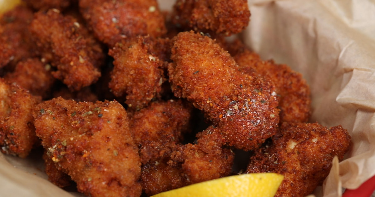 Here's How to Make Spicy Popcorn Chicken Recipe - Thrillist