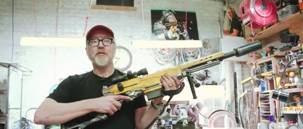 Watch Adam Savage Build the Nerf Sniper Mod of Your Dreams