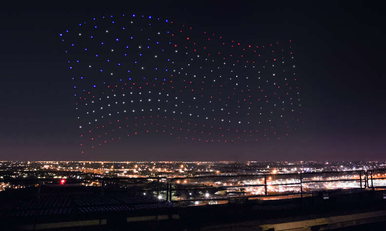 lady gaga super bowl halftime drones