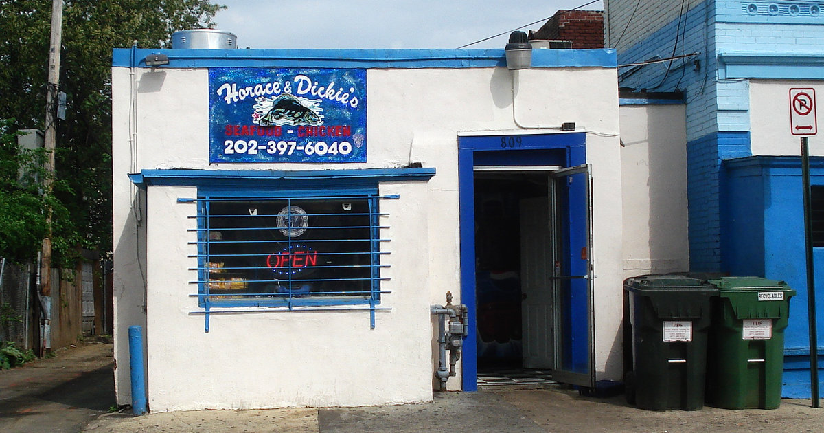 Horace & Dickie's Seafood A Washington DC Restaurant.