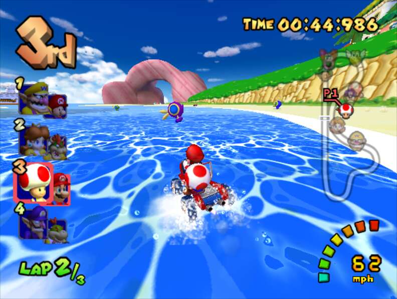 mario kart course
