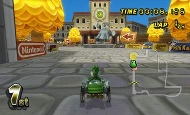 best mario kart courses - delfino square