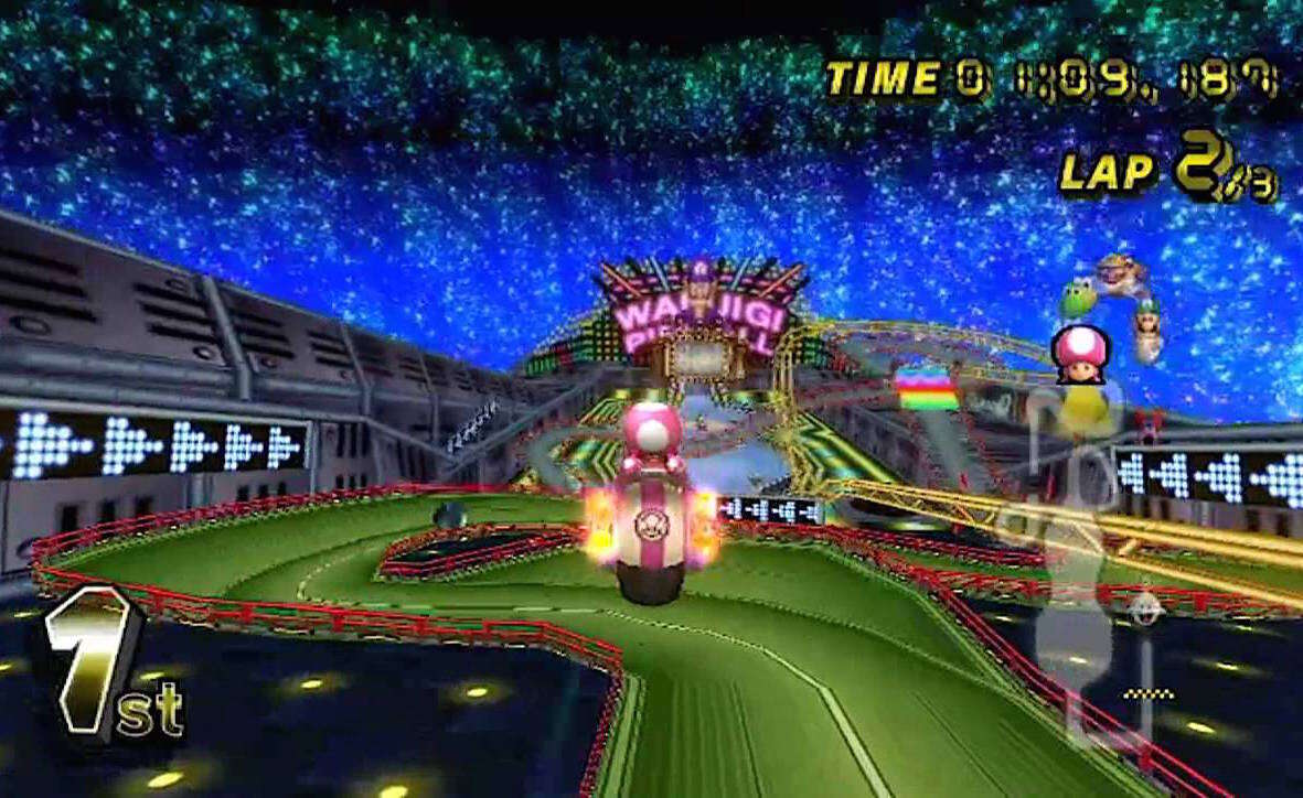 best mario kart courses - waluigi pinball