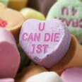 valentines day candy heart