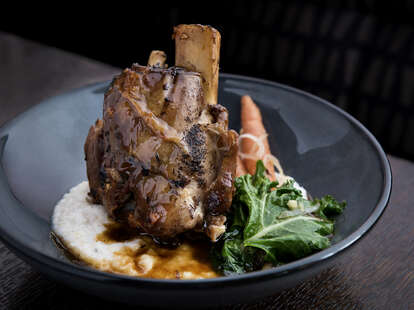 Minton's braised pork shank
