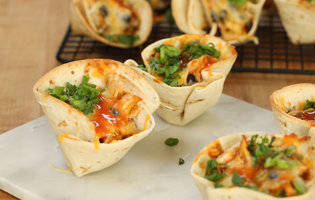 Here's How To Make Chicken Enchilada Cups Recipe - Thrillist