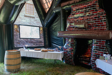 Inflatable irish pub