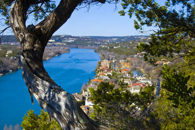 The view from Mount Bonnell