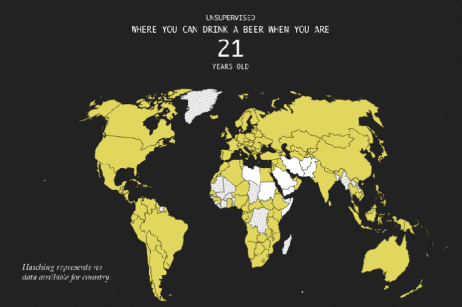 This Map Shows The Legal Drinking Age For Every Country In The World Thrillist