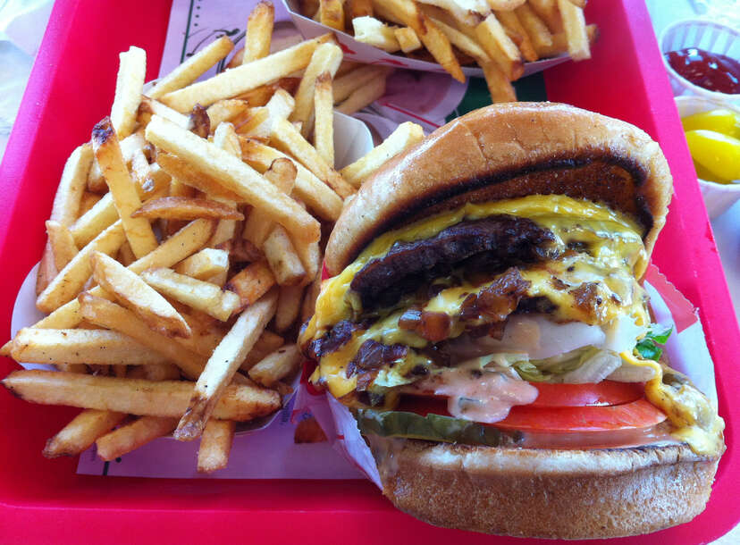 in n  out burger and fries