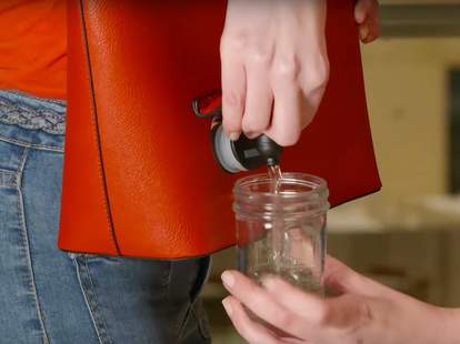 mini velcro pouch