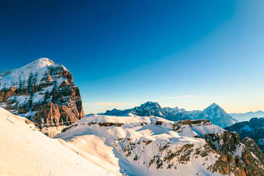 Snow-capped Alpine Slopes 