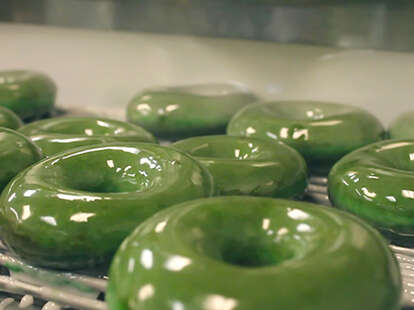 krispy kreme green donuts