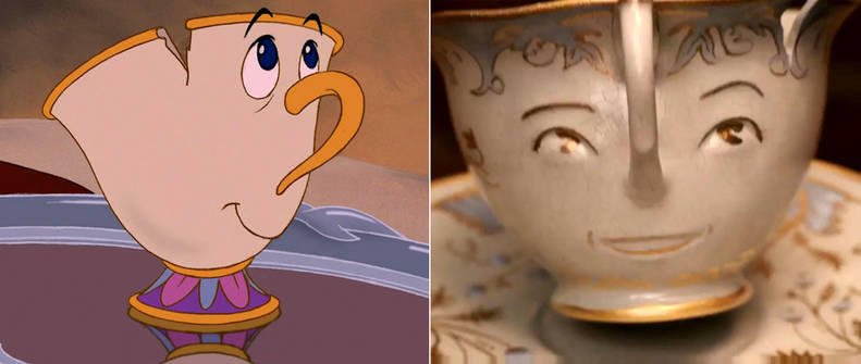 Beauty And The Beast Characters Enchanted Objects In Remake Vs Original Thrillist