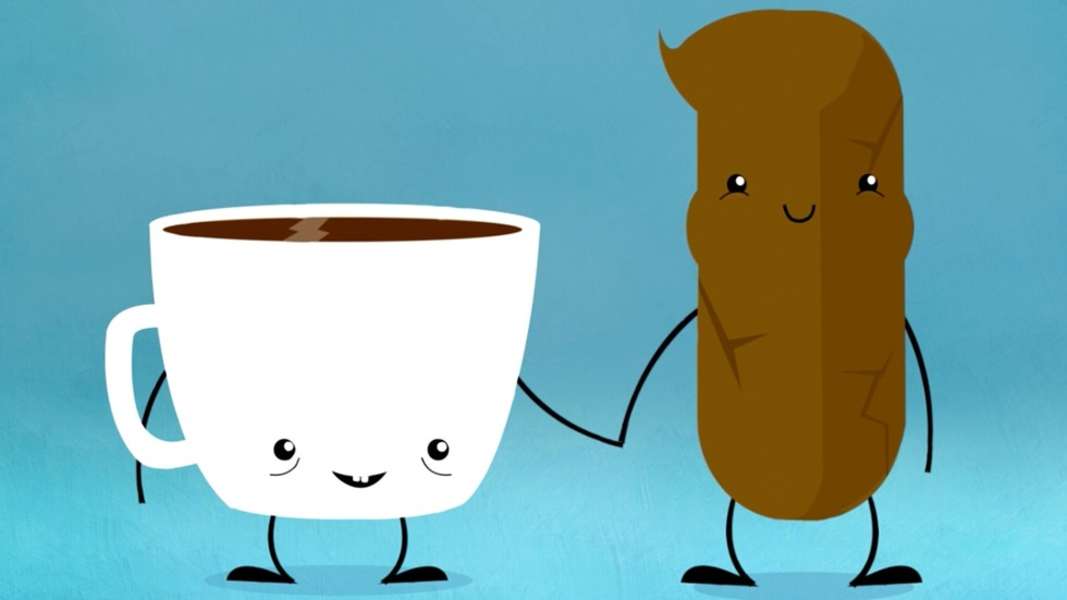 Coffee and poop are best friends. You poop. Zebra poop Coffee.