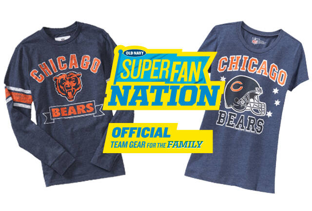 Old Navy's Superfan Nation Collection: 32 NFL Teams. Tons of Colleges. All  Better Than Chest Paint. - Thrillist