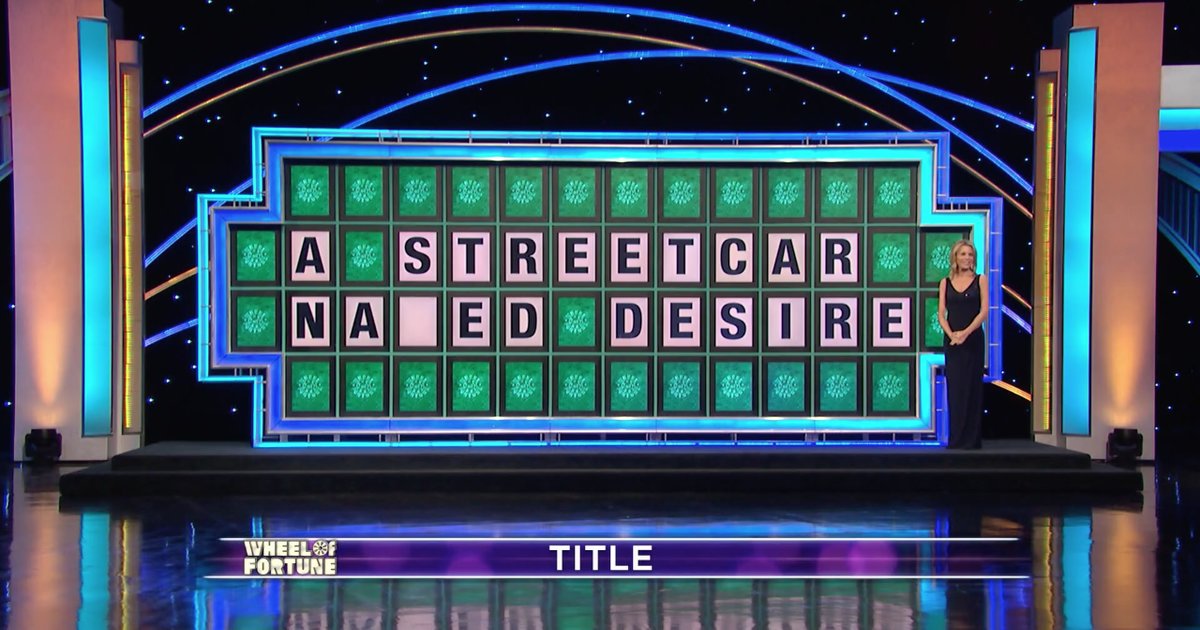 Wheel Of Fortune Last Night Game