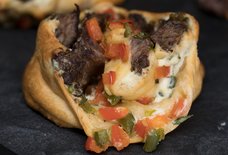 Take a Philly Cheesesteak on the Go With These Meaty Pinwheels