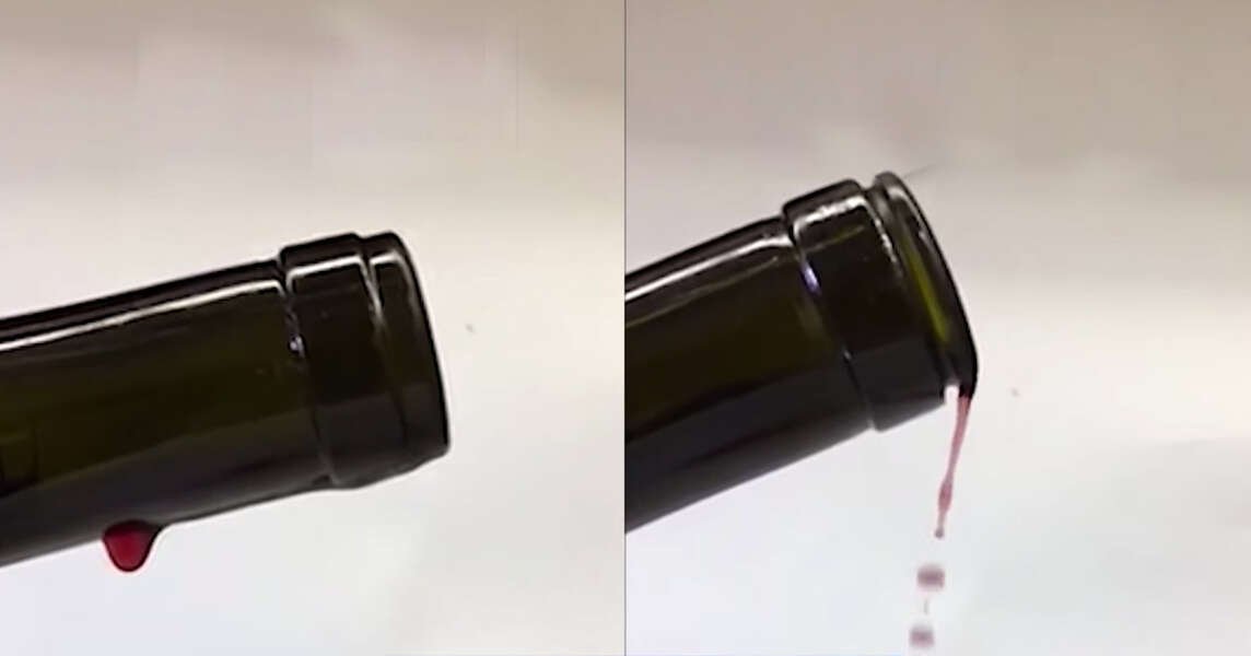 Drip Free Wine Bottle Made by Brandeis University Biophysicist Thrillist