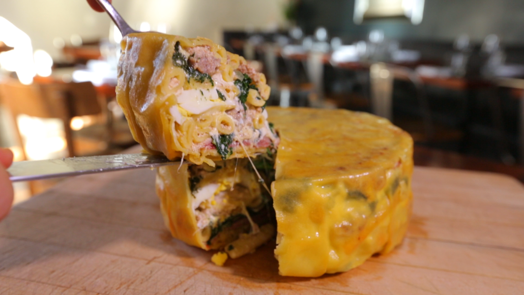 Timpano at Left Bank NYC: Inside the Pasta Cake Filled With Baked Ziti