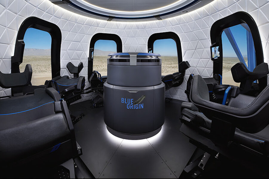 Blue Origin Passenger Capsule Photos A Sneak Peek at a Space Craft