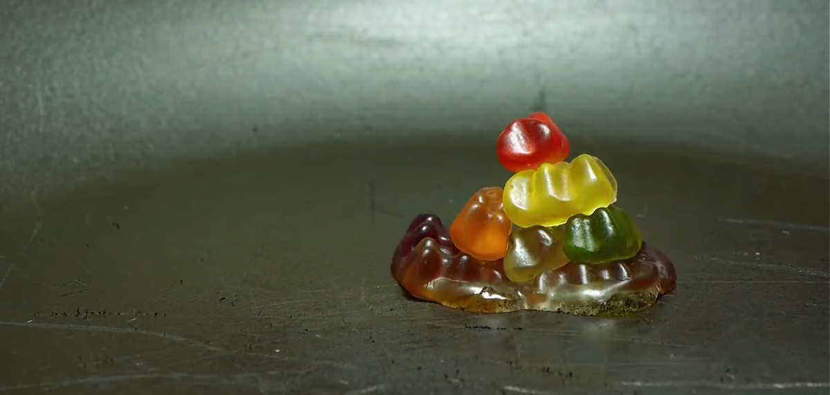 Watching Gummy Bears Melt On A Hot Skillet Is Hypnotizing Thrillist