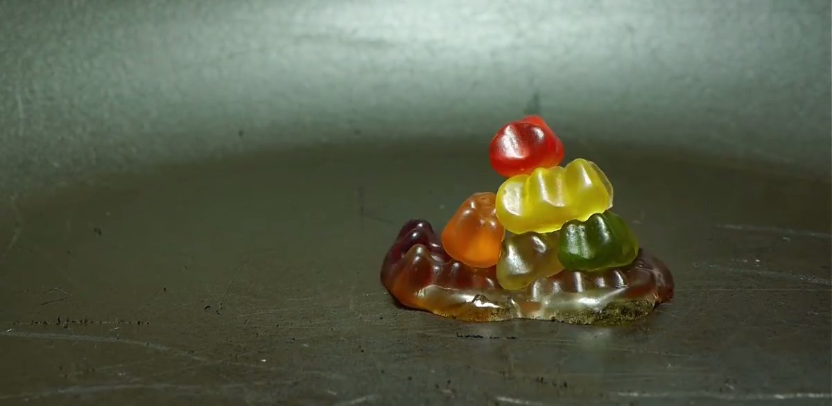 Watching Gummy Bears Melt On a Hot Skillet is Hypnotizing Thrillist