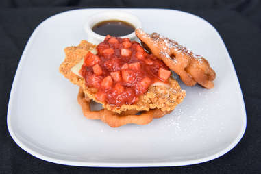 Funnel Cake Chicken Sandwich