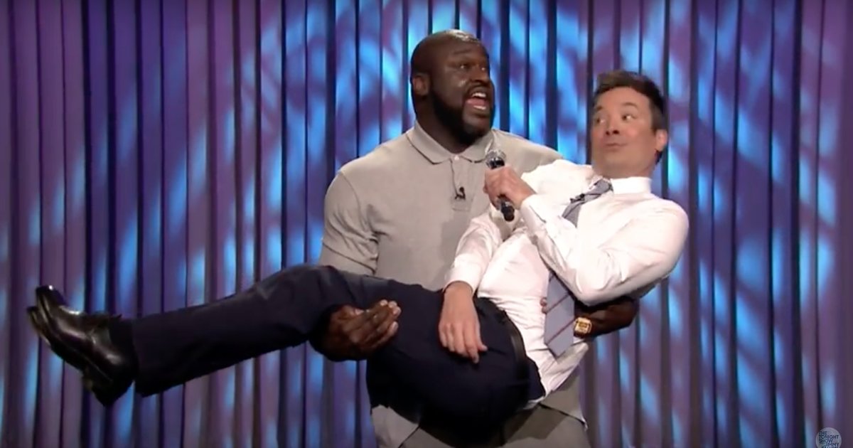 Fallon Brings Back Lip Sync Battle With Shaq And Pitbull