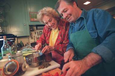 Jacques Pepin and Julia Child