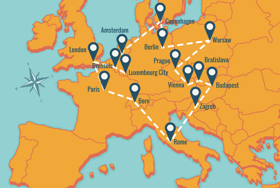 How to Travel Cheap in Europe Via Wanderu Visit 15 Cities for Under