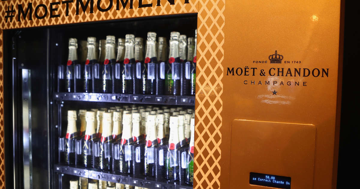 This New Champagne Vending Machine Should Be in Every Office Thrillist