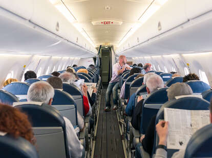 passenger jet interior