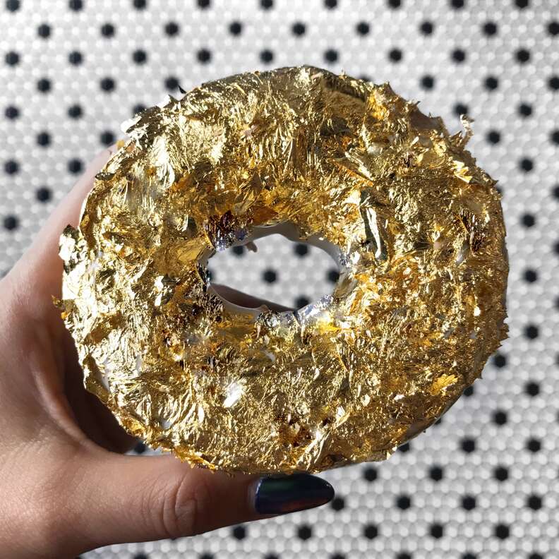 gold donut