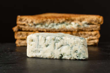 Blue cheese grilled cheese