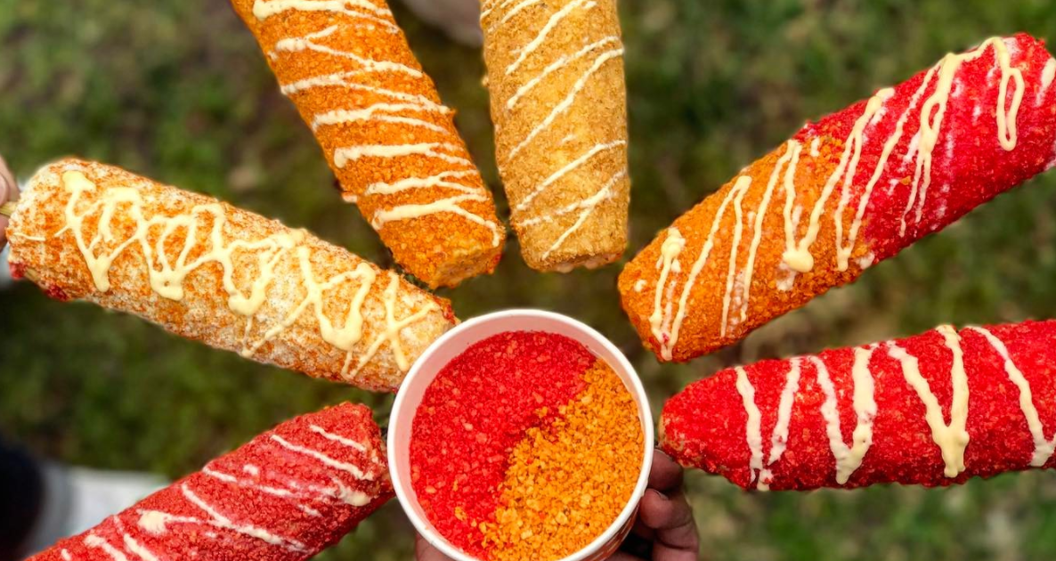 Try Flamin' Hot Cheetos Corn on the Cob at Swirl Fiesta in Riverside -  Thrillist