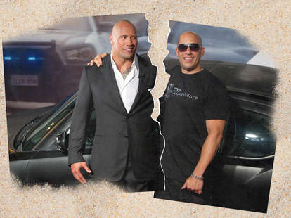 the rock vin diesel feud