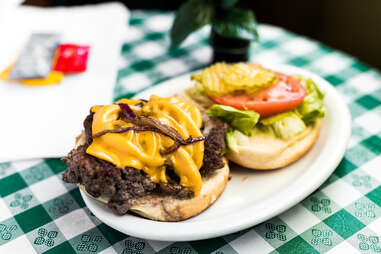 h&r sweet shop burger